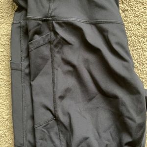 Black All in Motion biking capris with pockets